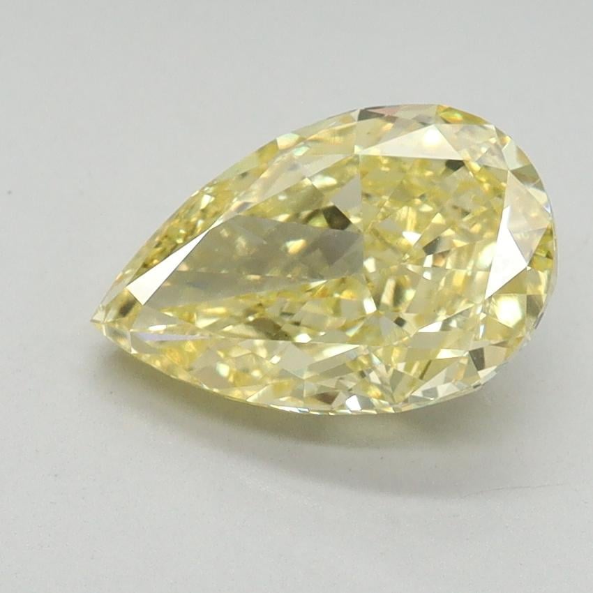 2.02 Ct. Fancy Intense Yellow Pear Lab Grown Diamond