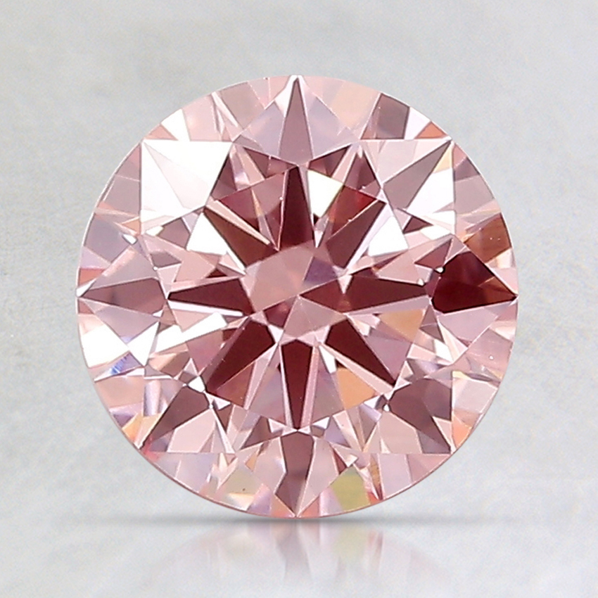 1.57 Ct. Fancy Pink Round Lab Created Diamond