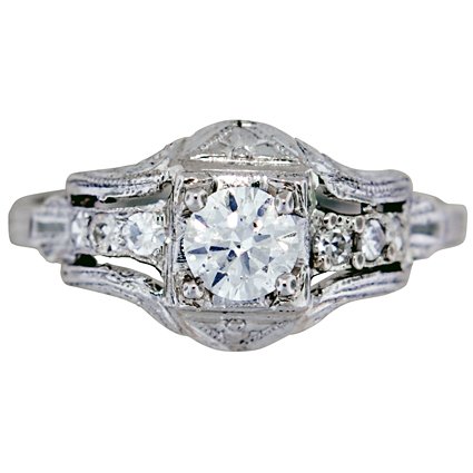 Art Deco Diamond Vintage Ring