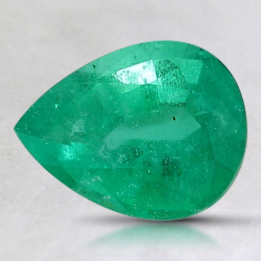 9.1x7mm Pear Emerald
