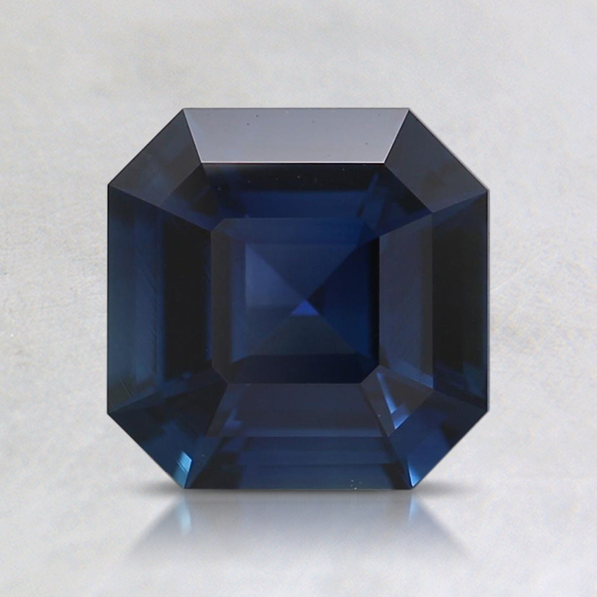 6.5mm Blue Asscher Sapphire