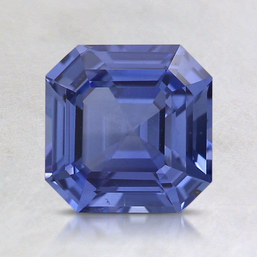 6.6mm Blue Asscher Sapphire