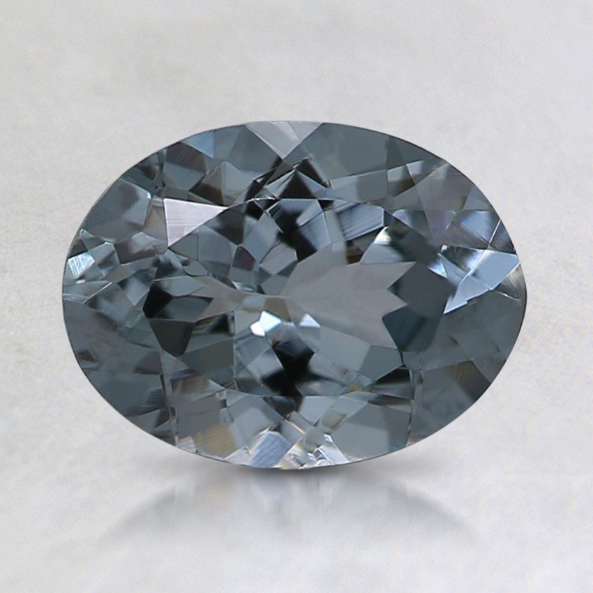 8x5.9mm Gray Oval Spinel