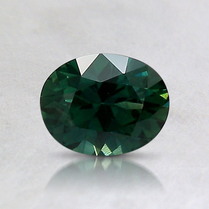 6.3x5mm Teal Oval Montana Sapphire