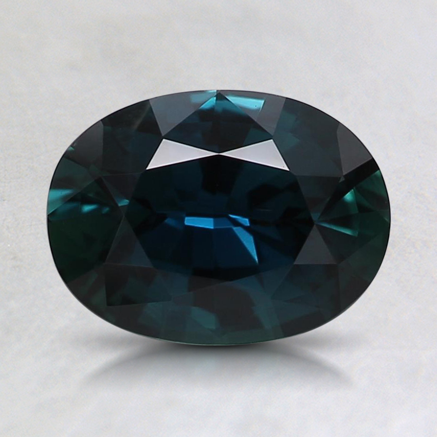 8x6mm Teal Oval Sapphire