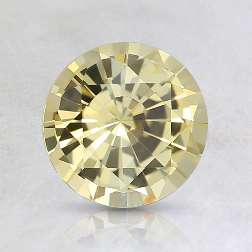6.6mm Yellow Round Sapphire