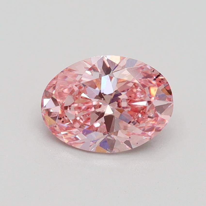 1.01 Ct. Fancy Intense Pink Oval Lab Grown Diamond