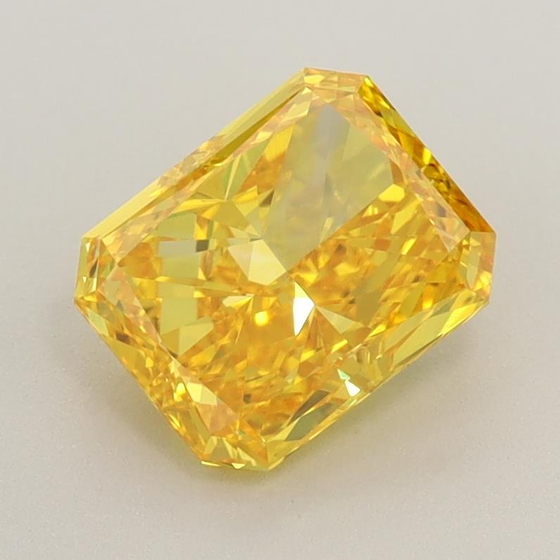 1.41 Ct. Fancy Vivid Yellow Radiant Lab Grown Diamond