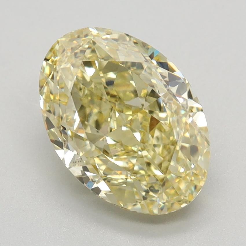2.14 Ct. Fancy Intense Yellow Oval Lab Grown Diamond
