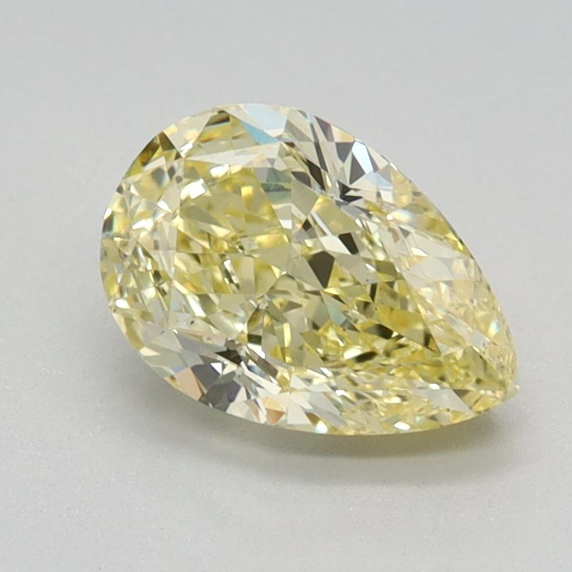 1.11 Ct. Fancy Intense Yellow Pear Lab Grown Diamond