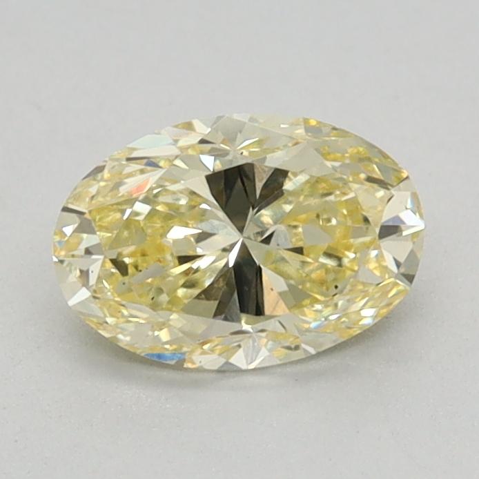 0.57 Ct. Fancy Yellow Oval Lab Grown Diamond