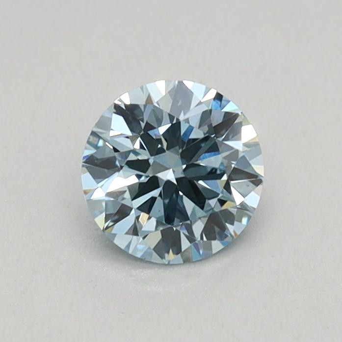 0.31 Ct. Fancy Intense Blue Round Lab Grown Diamond