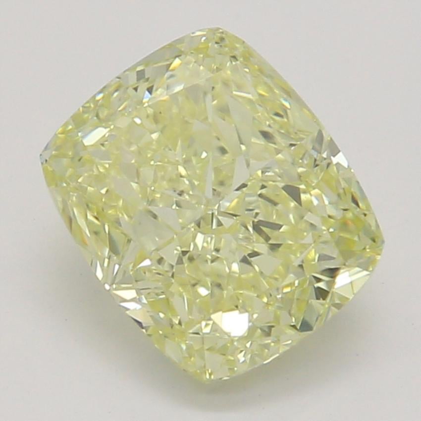1.00 Ct. Fancy Light Yellow Cushion Diamond