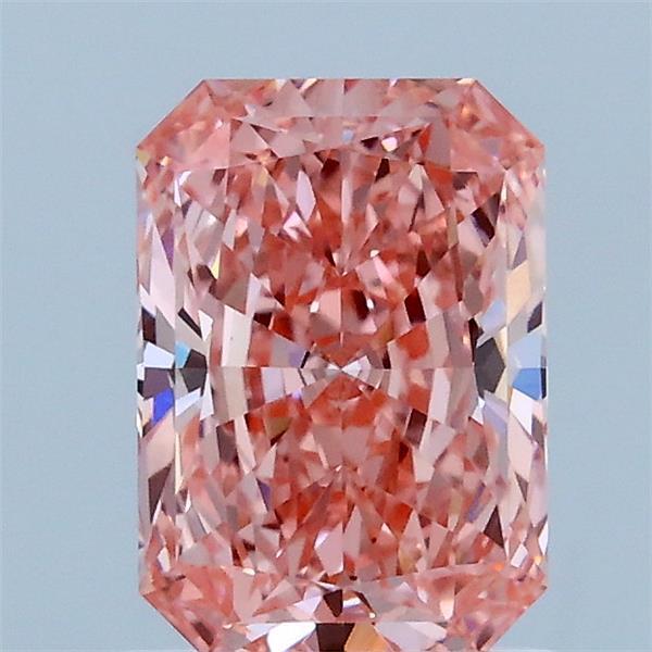 1.20 Ct. Fancy Vivid Pink Radiant Lab Grown Diamond