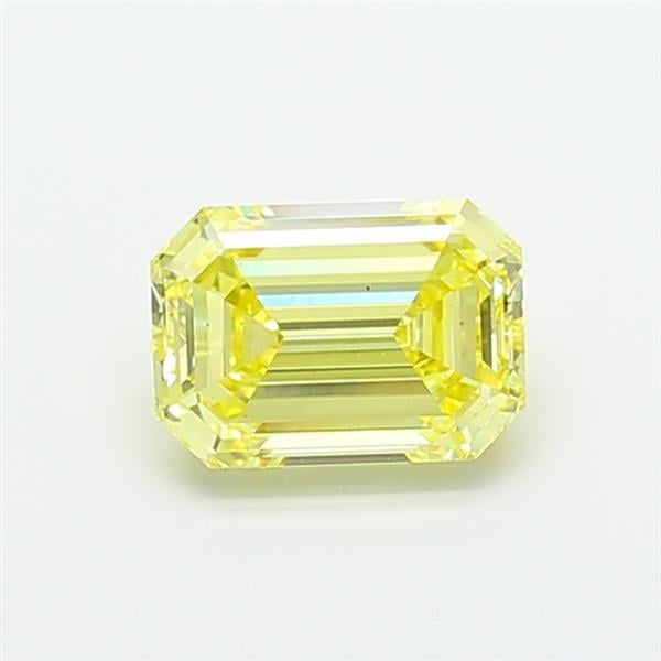 2.43 Ct. Fancy Intense Yellow Emerald Lab Grown Diamond
