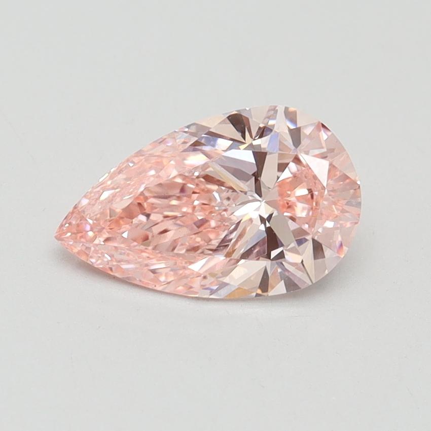 1.11 Ct. Fancy Intense Pink Pear Lab Grown Diamond