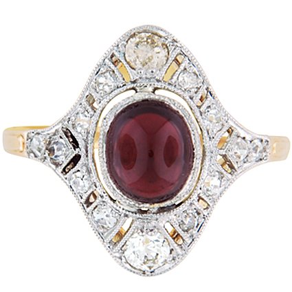 Art Deco Garnet Vintage Ring | Rose Garden | Brilliant Earth