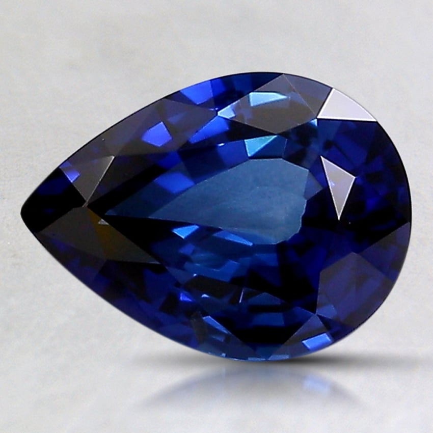 9.2x6.8mm Premium Blue Pear Sapphire