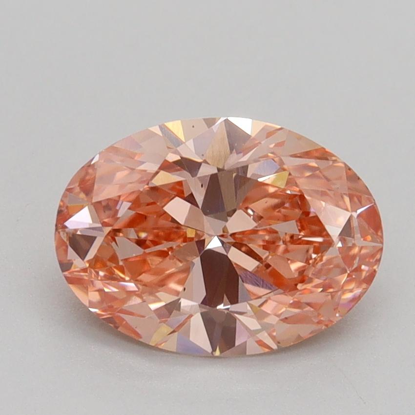 1.70 Ct. Fancy Intense Pink Oval Lab Grown Diamond