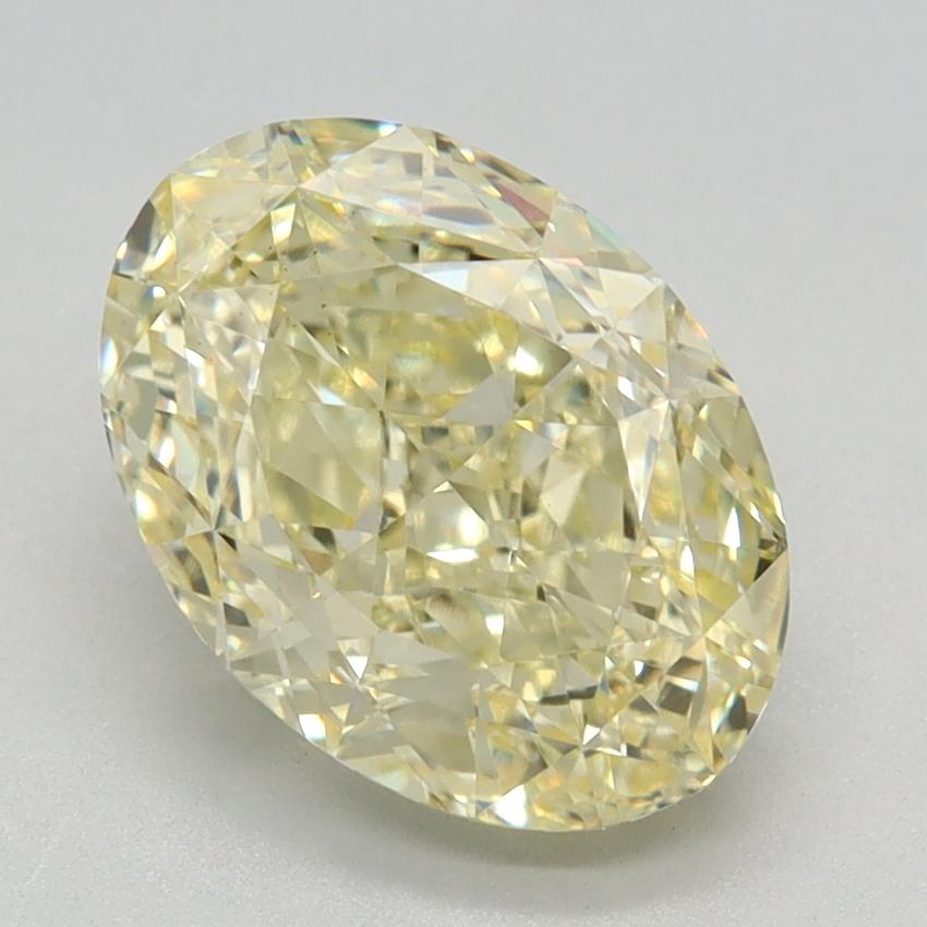 2.53 Ct. Fancy Intense Yellow Oval Lab Grown Diamond