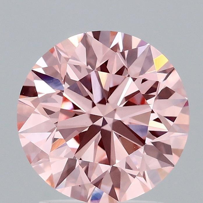 2.02 Ct. Fancy Vivid Pink Round Lab Grown Diamond