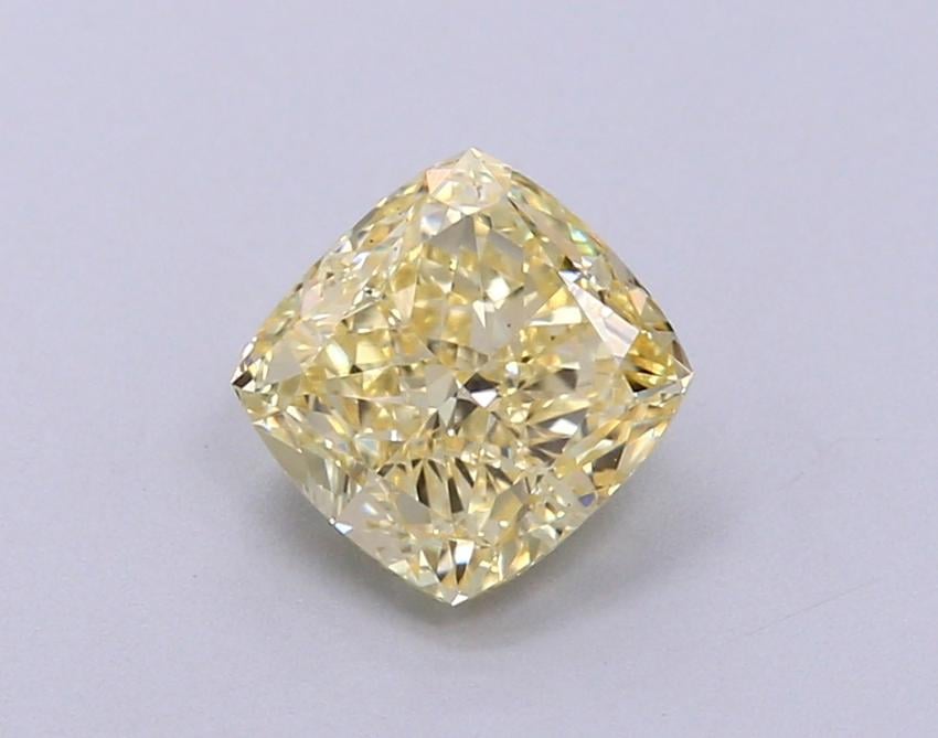 1.01 Ct. Fancy Fancy Yellow Cushion Lab Grown Diamond
