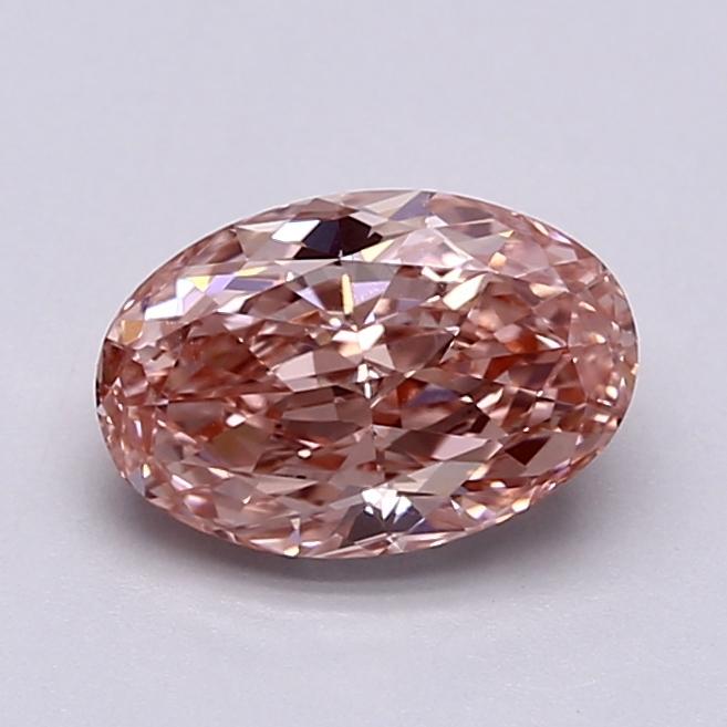 1.71 Ct. Fancy Vivid  Pink Oval Lab Grown Diamond