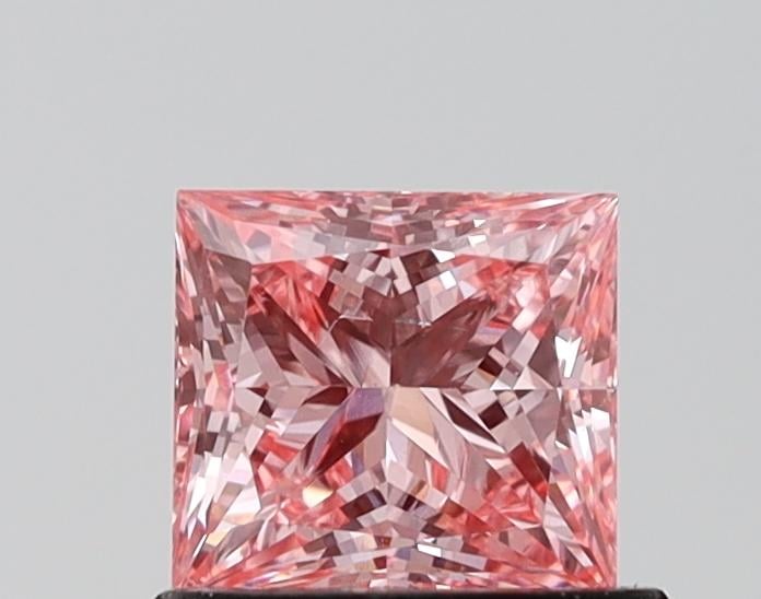 1.01 Ct. Fancy Vivid Pink Princess Lab Grown Diamond