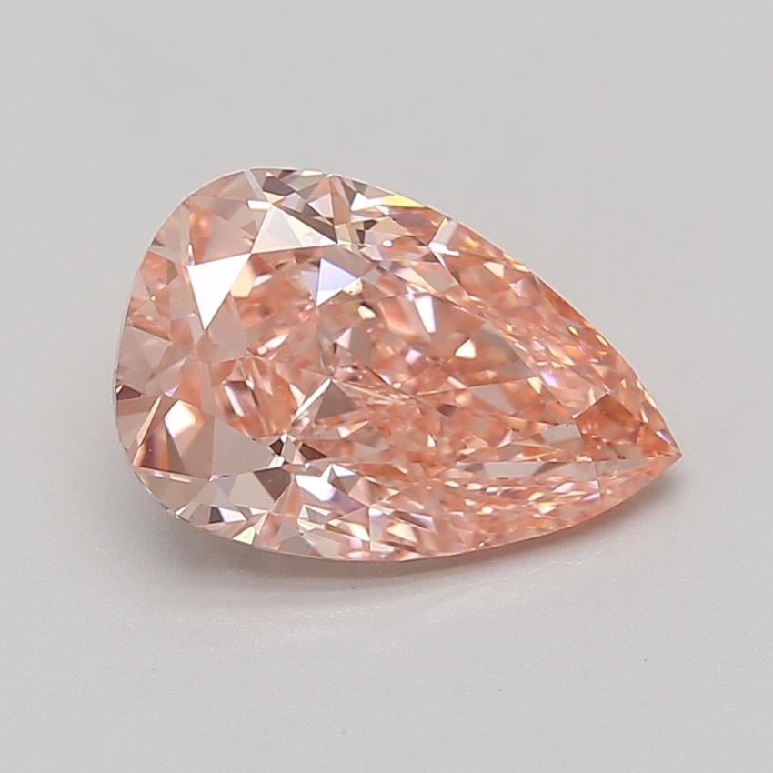3.08 Ct. Fancy Vivid Pink Pear Lab Grown Diamond