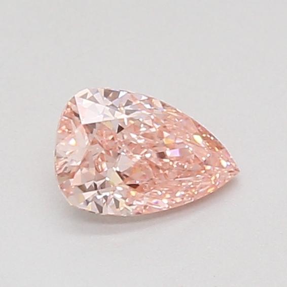 0.54 Ct. Fancy Vivid Pink Pear Lab Grown Diamond