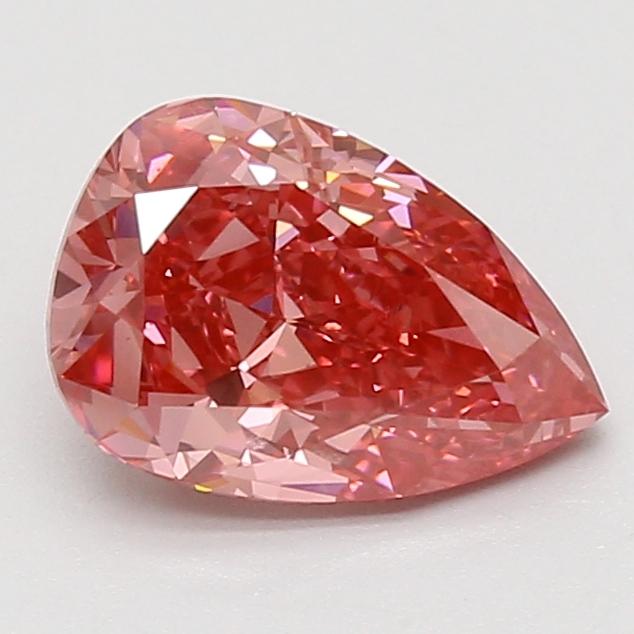 2.02 Ct. Fancy Vivid Pink Pear Lab Grown Diamond