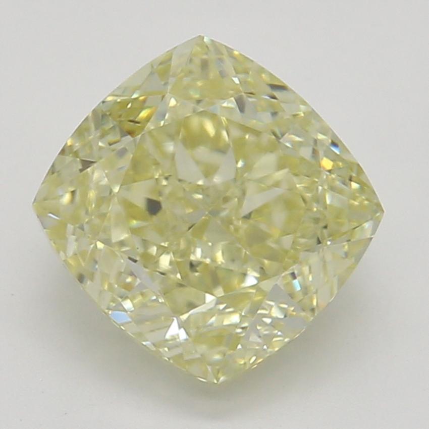 1.07 Ct. Fancy Light Yellow Cushion Diamond