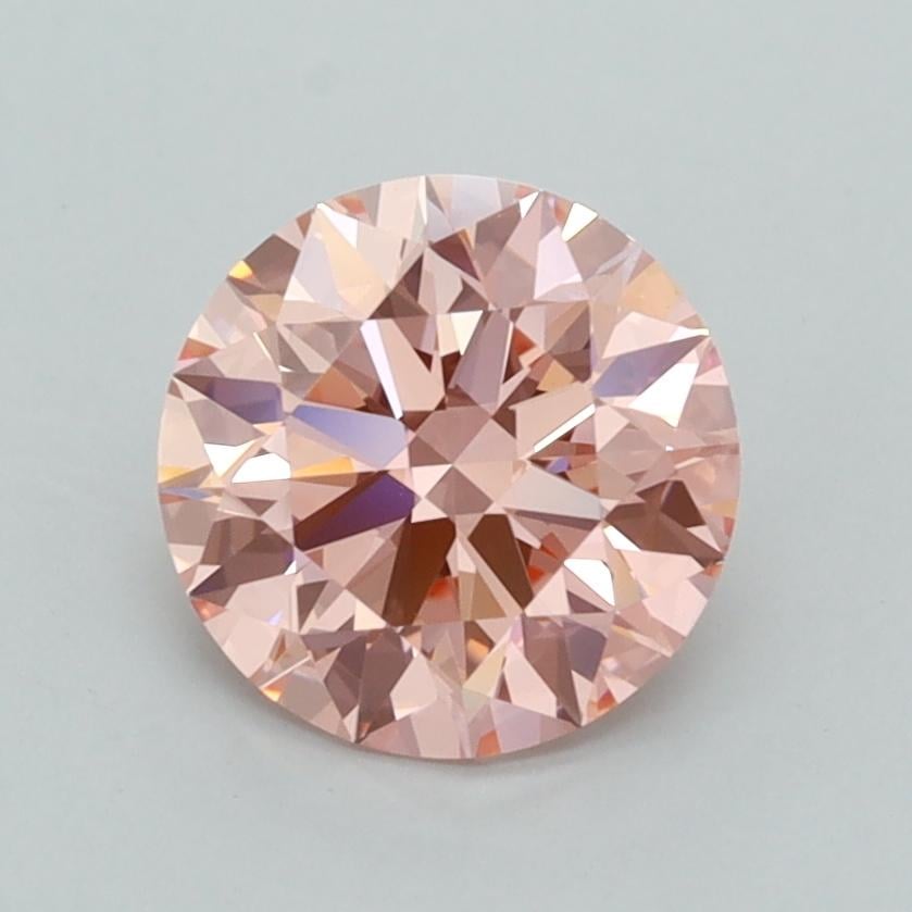 1.53 Ct. Fancy Vivid  Pink Round Lab Grown Diamond