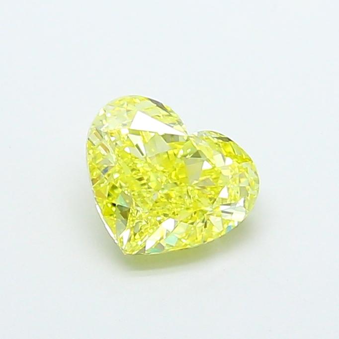 1.71 Ct. Fancy Intense Yellow Heart Lab Grown Diamond