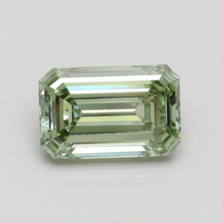 0.72 Ct. Fancy Intense Green Emerald Lab Grown Diamond