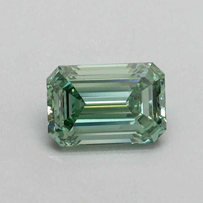 0.47 Ct. Fancy Vivid Green Emerald Lab Grown Diamond