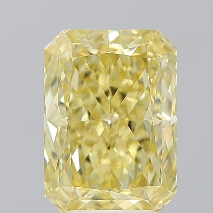 5.12 Ct. Fancy Intense Yellow Radiant Lab Grown Diamond