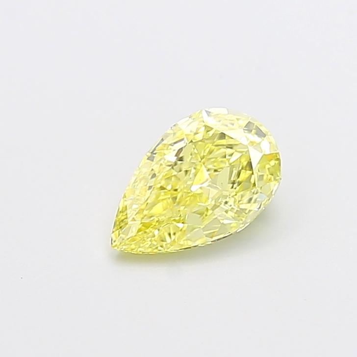1.01 Ct. Fancy Intense Yellow Pear Lab Grown Diamond