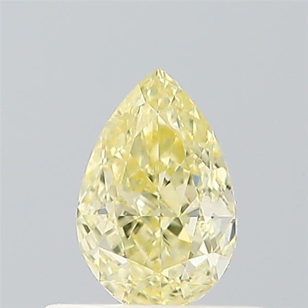 0.51 Ct. Fancy Light Yellow Pear Lab Grown Diamond