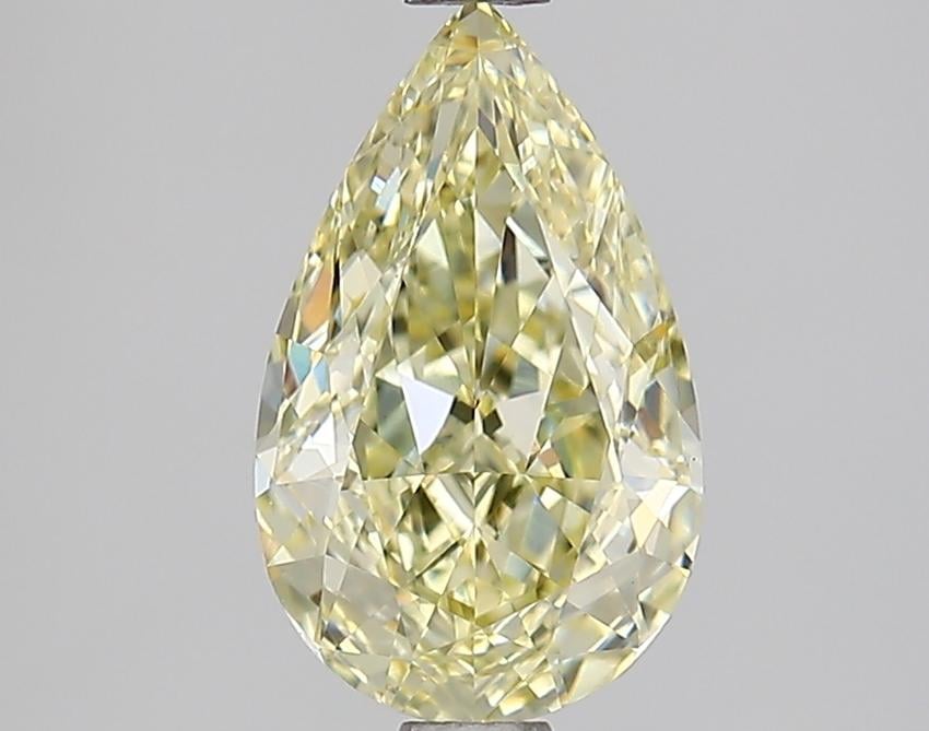 1.52 Ct. Fancy Light Yellow Pear Lab Grown Diamond