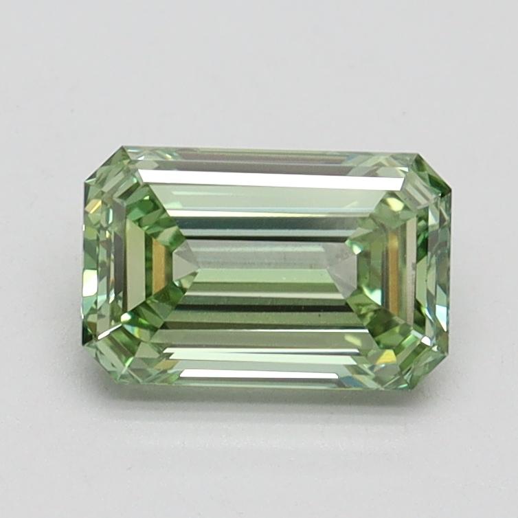 1.01 Ct. Fancy Intense Green Emerald Lab Grown Diamond
