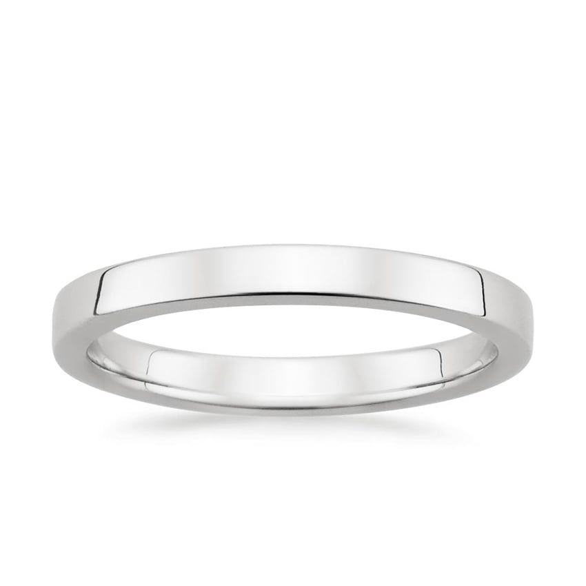White Gold Plain Twist Ring - Albion Fine Jewellery from Personal Jewellery  Service UK