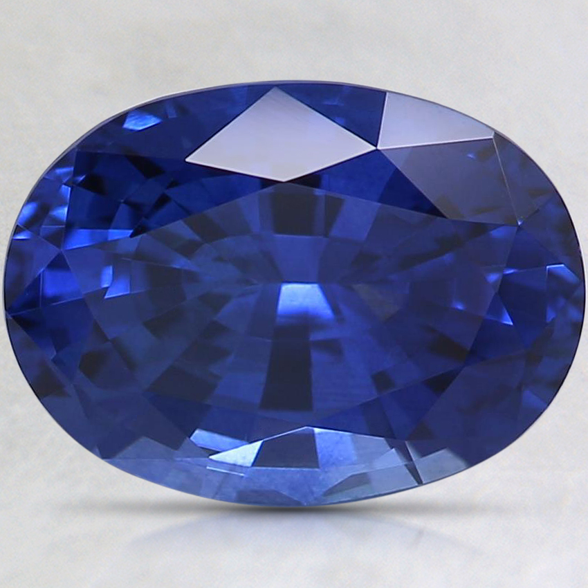10x7.5mm Premium Blue Oval Sapphire