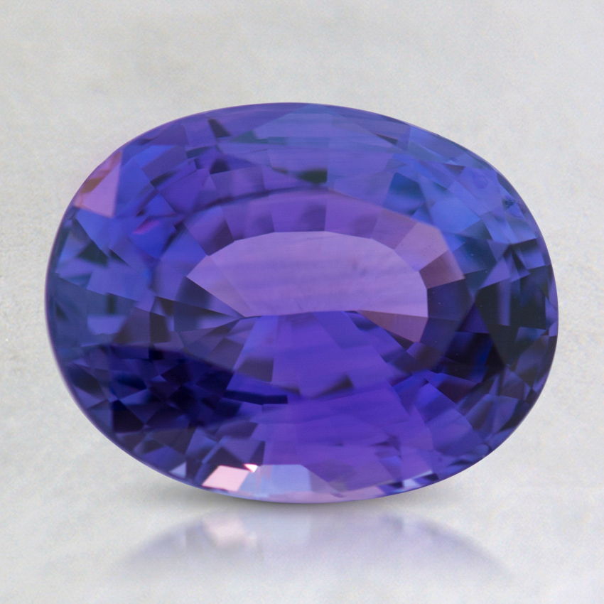 8.7x6.8mm Purple Oval Sapphire