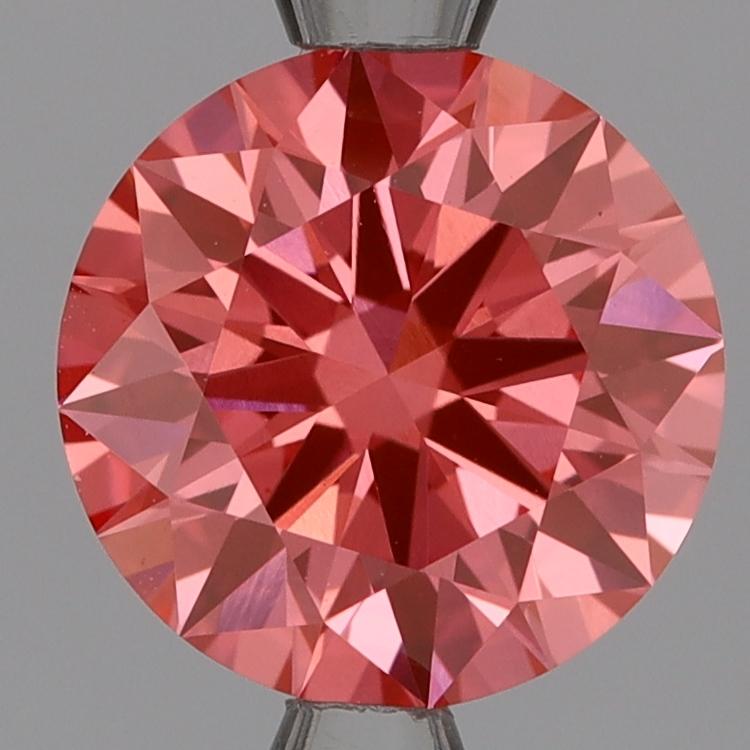 2.06 Ct. Fancy Vivid Pink Round Lab Grown Diamond