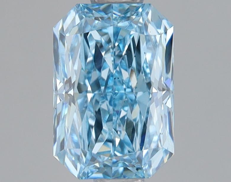 1.03 Ct. Fancy Vivid Blue Radiant Lab Grown Diamond