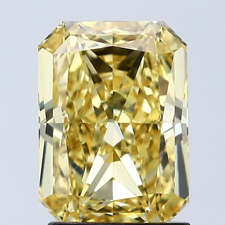 2.08 Ct. Fancy Vivid Yellow Radiant Lab Grown Diamond