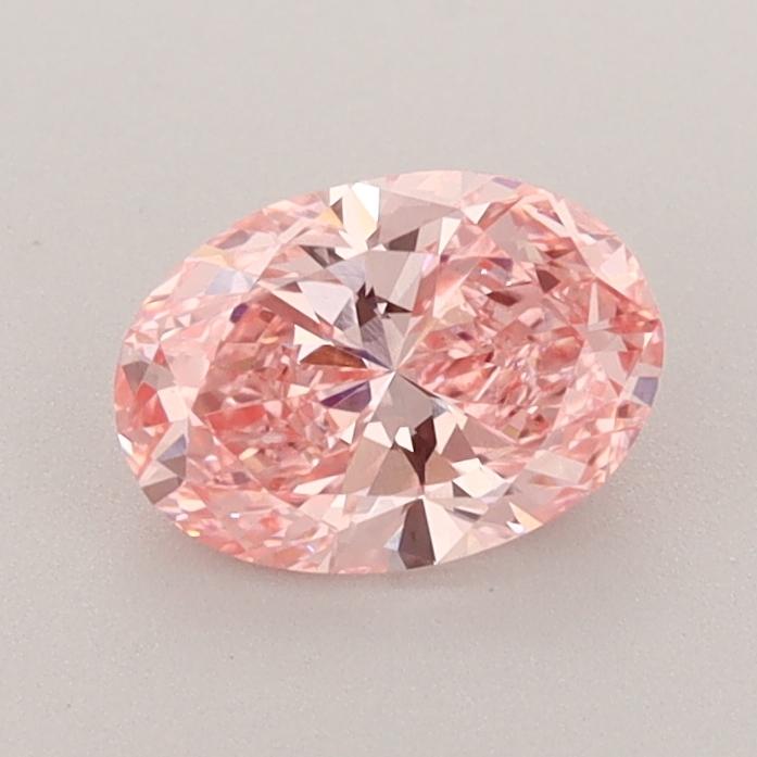 0.83 Ct. Fancy Vivid  Pink Oval Lab Grown Diamond
