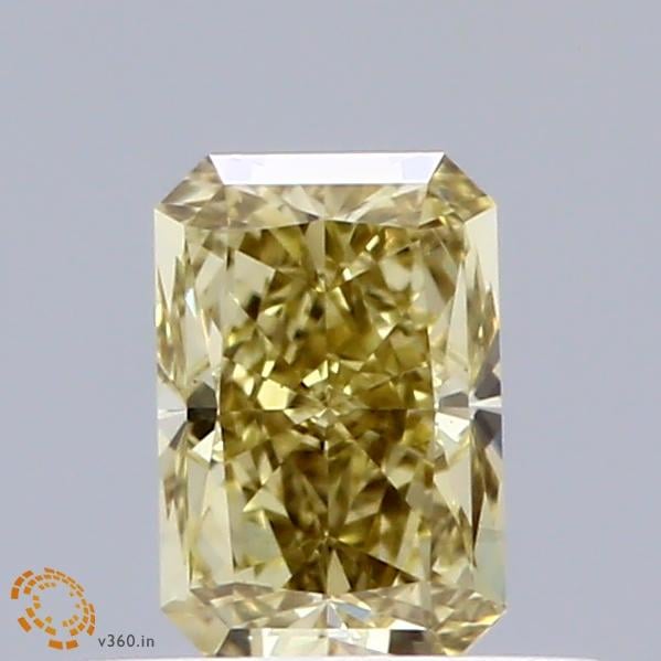 0.51 Ct. Fancy Intense Yellow Radiant Lab Grown Diamond