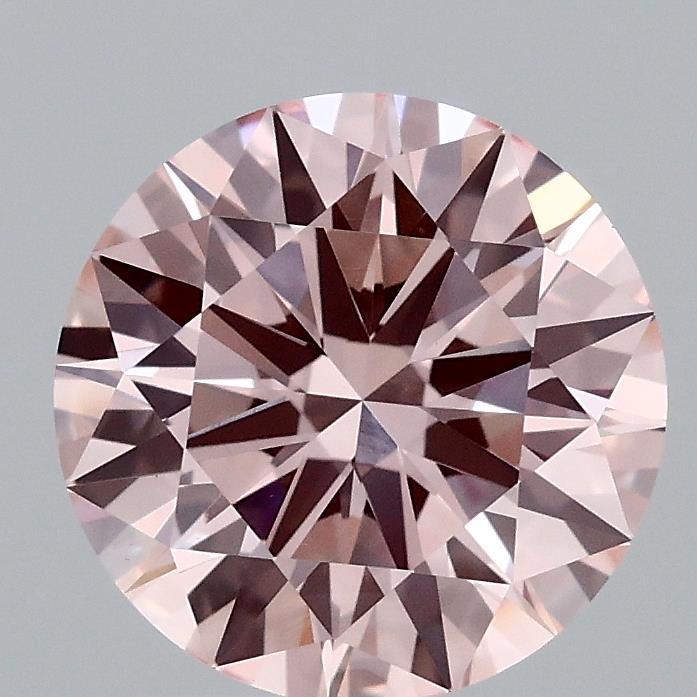 2.11 Ct. Fancy Intense Pink Round Lab Grown Diamond